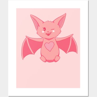 Strawberry Bat Posters and Art